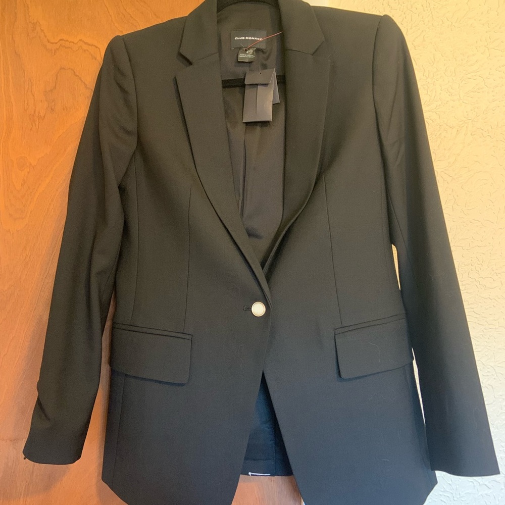Black Blazer Suit Jacket